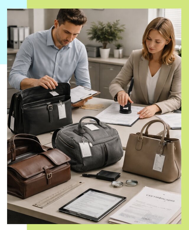 Сертификация сумок в Карабулаке от 7747 руб. | Алешин-Крб