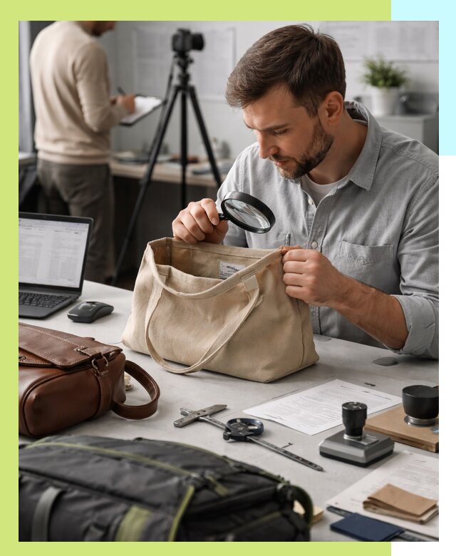 Сертификация сумок в Карабулаке, оформление и получение сертификатов