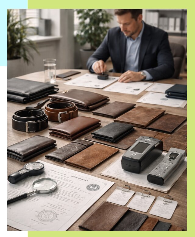 Сертификация кожаных изделий в Карабулаке от 12395 р. | Алешин-Крб