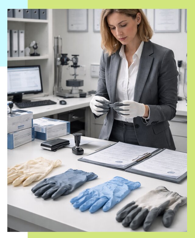 Сертификация перчаток в Карабулаке от 8780 р. | Алешин-Крб