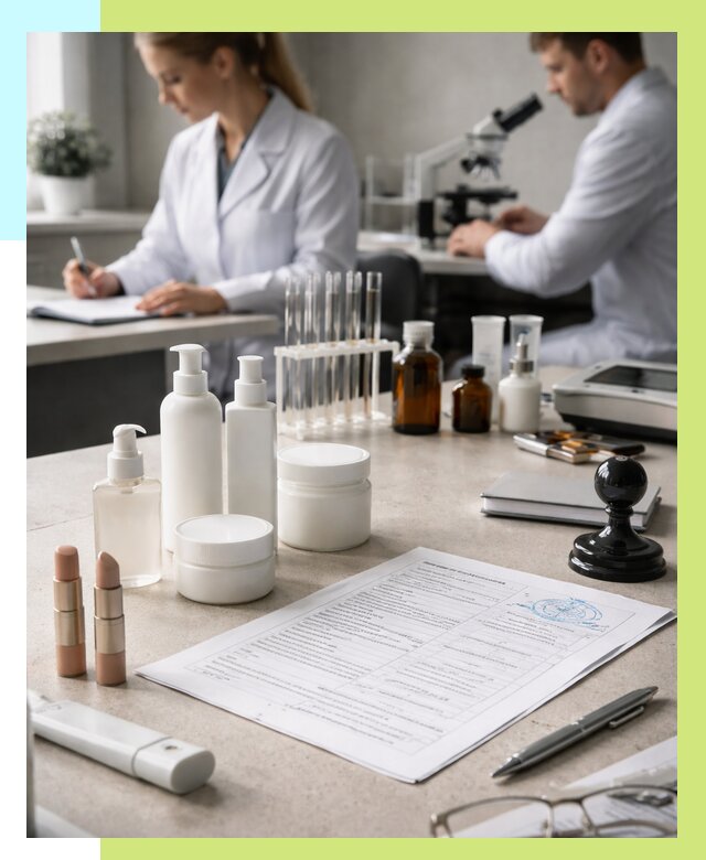 Сертификация косметики в Карабулаке от 20658 р. - Алешин-Крб
