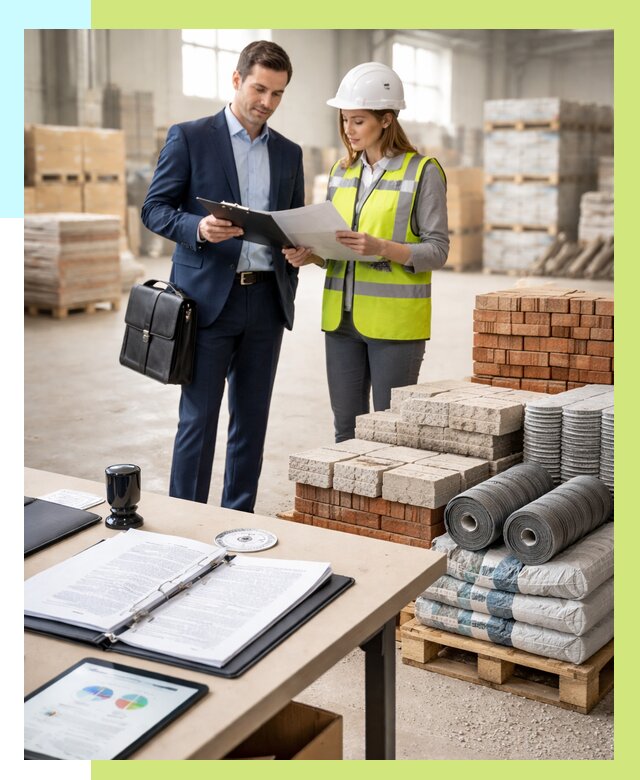 Сертификация строительных материалов в Карабулаке от 20658 р. Алешин-Крб