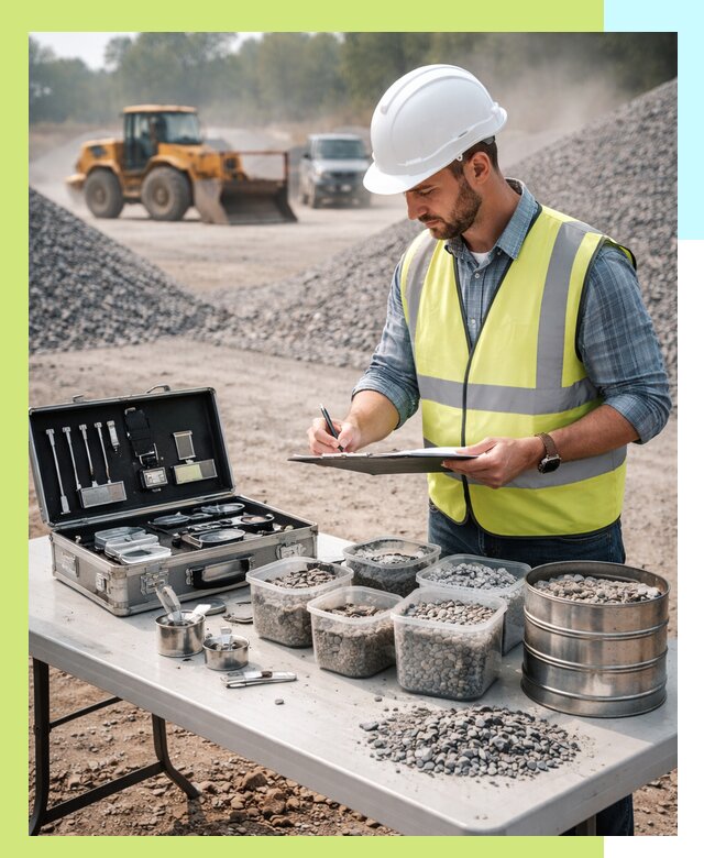 Сертификация щебня в Карабулаке по ГОСТу и техническим требованиям