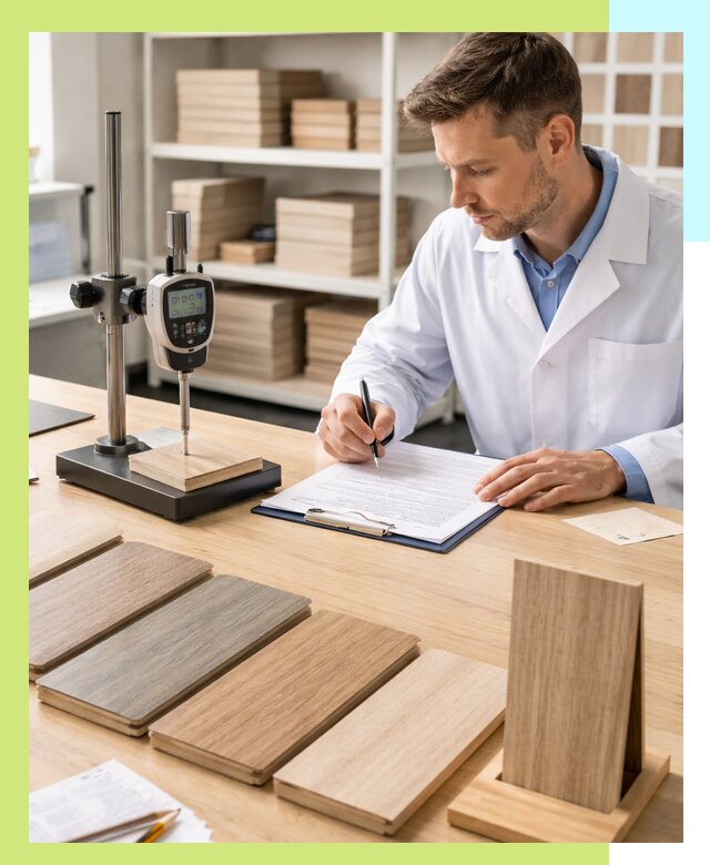 Сертификация ламината с испытаниями и оформлением документов в Карабулаке