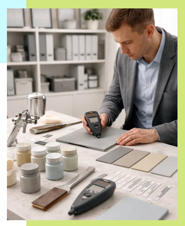 Сертификация краски в Карабулаке от 25823 р. | Алешин-Крб центр