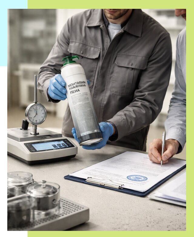 Сертификация монтажной пены в Карабулаке от 15494 р. | Алешин-Крб