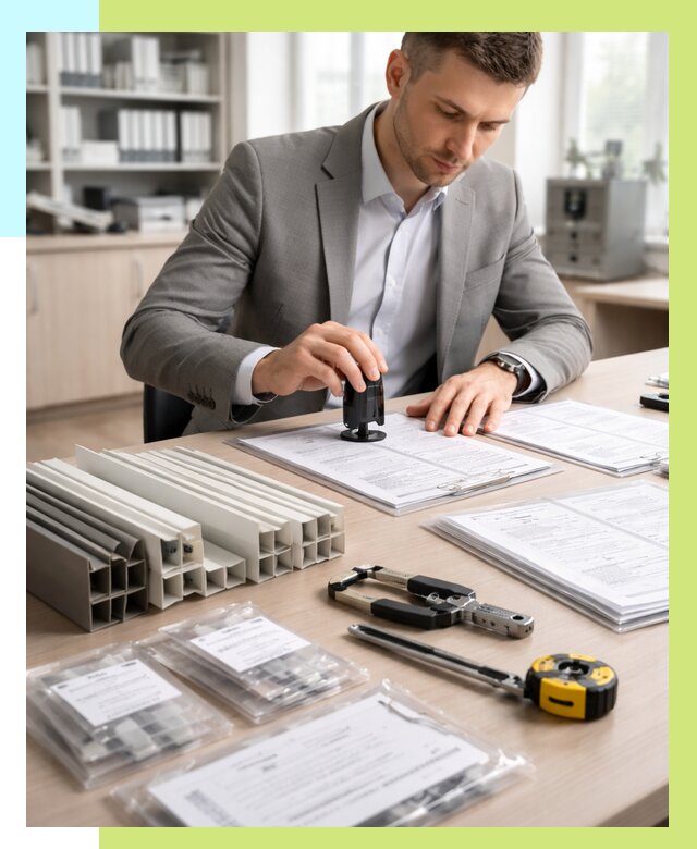 Сертификация ПВХ продукции в Карабулаке от 8780 р., Алешин-Крб