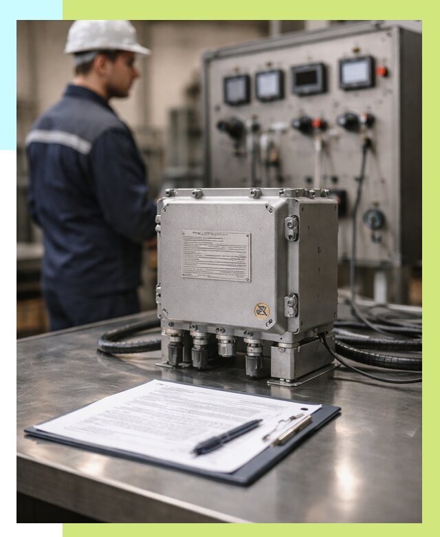 Сертификация взрывозащищенного оборудования в Карабулаке от 36152 р. | Алешин-Крб