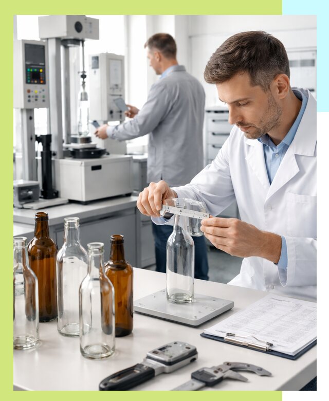 Сертификация стеклянных бутылок и сопутствующей упаковки в Карабулаке