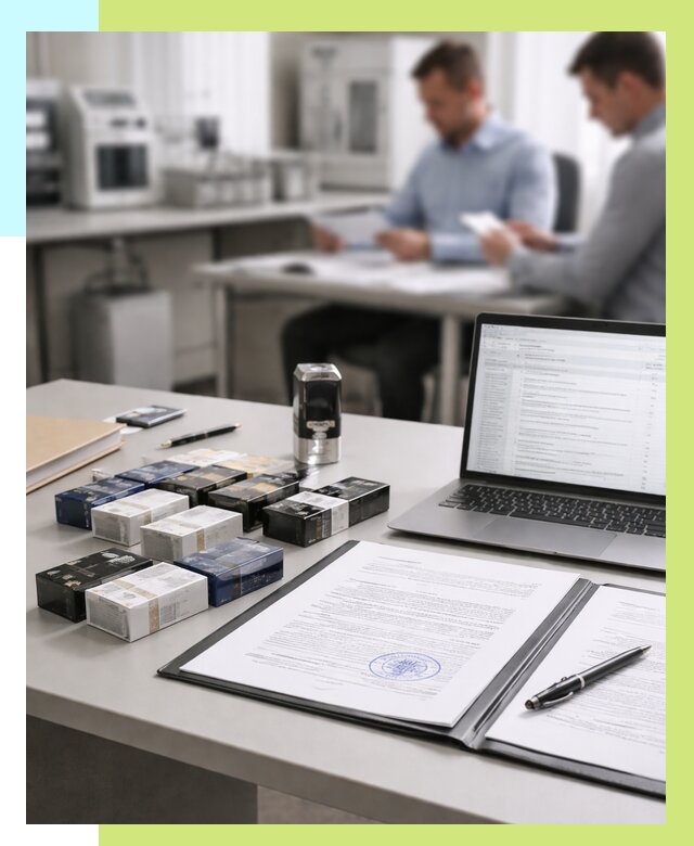 Сертификация сигарет под ключ в Карабулаке от 46481 р. | Алешин-Крб