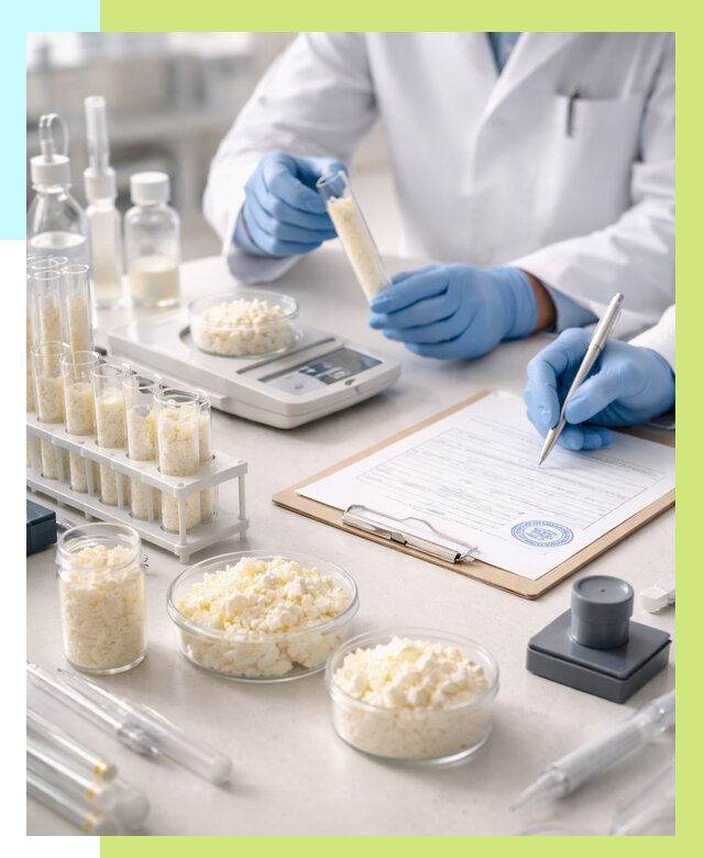 Сертификация творога в Карабулаке от 12395 р. под ключ | Алешин-Крб