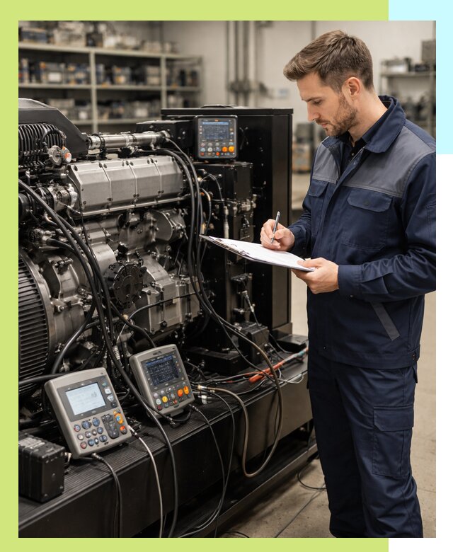 Сертификация дизельных генераторов и их оборудования в Карабулаке