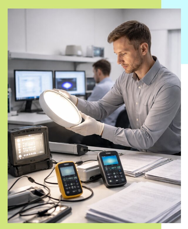 Сертификация светильников в Карабулаке: испытания и оформление