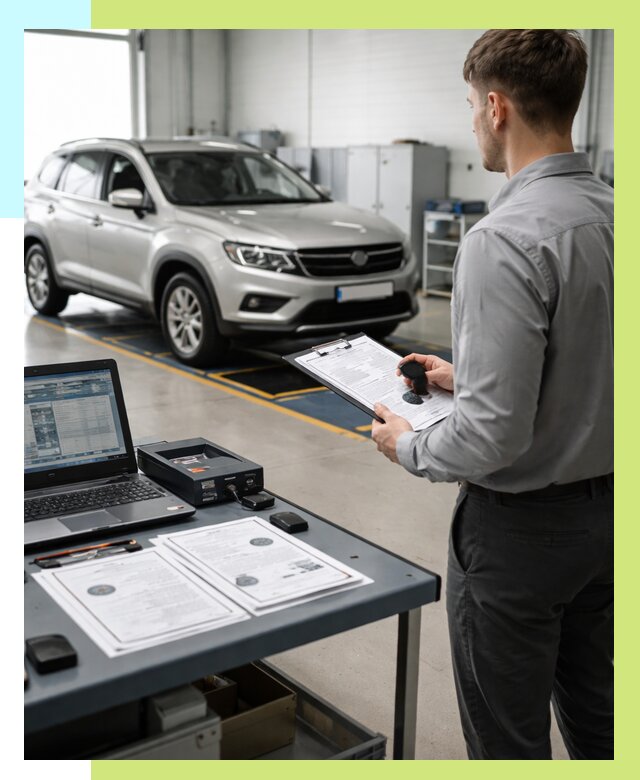 Сертификация транспортных средств в Карабулаке от 12395 р. | Алешин-Крб