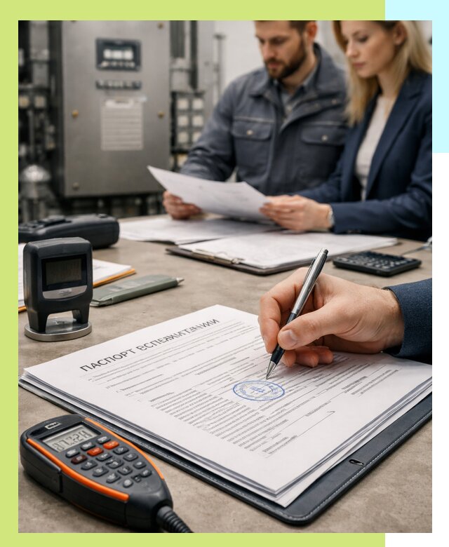 Оформление паспорта эксплуатации оборудования в Карабулаке