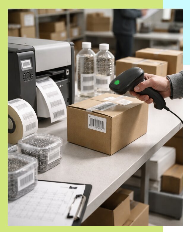 Штрихкодирование продукции и маркировка для продажи в Карабулаке