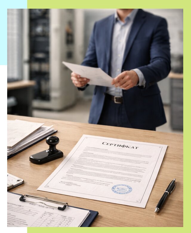 Сертификат на оборудование в Карабулаке от 15494 р. | Алешин-Крб