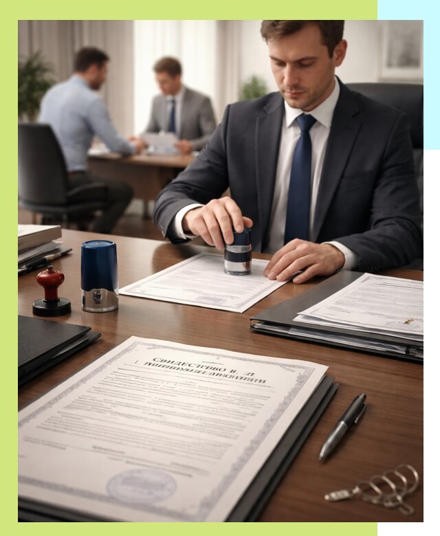 Оформление свидетельства о государственной регистрации в Карабулаке