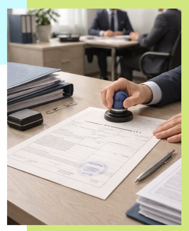 Сертификат происхождения СТ 1 в Карабулаке от 4648 р. | Алешин-Крб