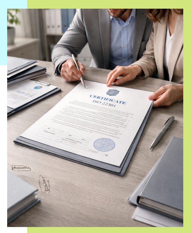 Сертификат ISO 22301 в Карабулаке от 46481 р. | Алешин-Крб срочно