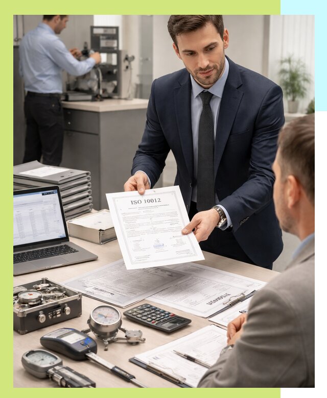Выдача сертификата ISO 10012 по требованиям метрологии в Карабулаке