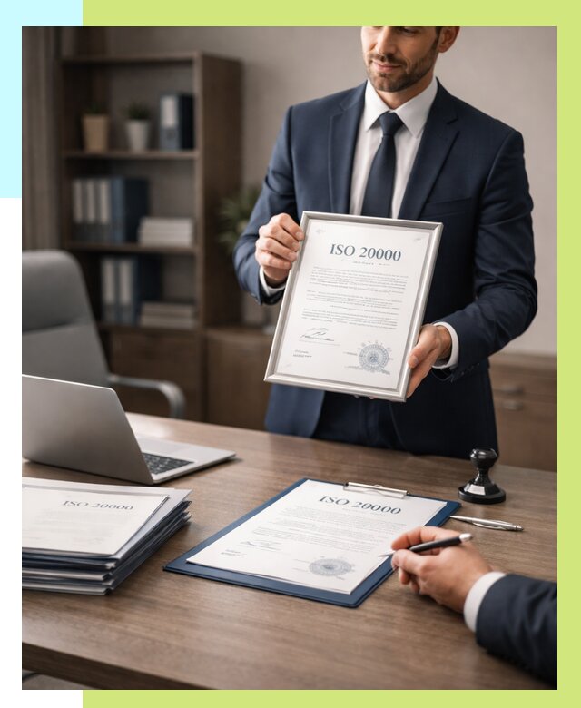 Сертификат ISO 20000 в Карабулаке под ключ от 123948 р., Алешин-Крб