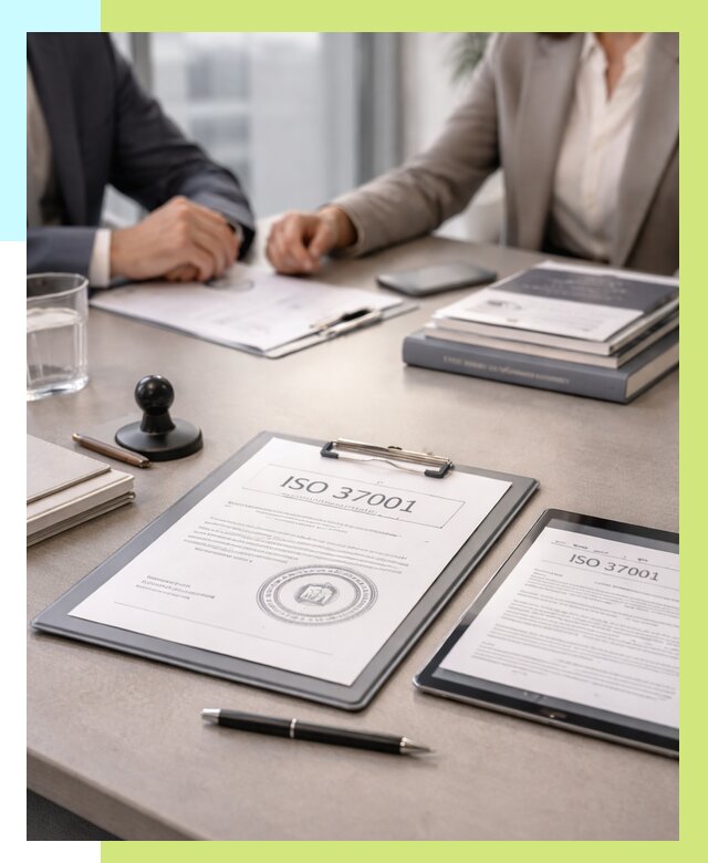 Сертификат ISO 37001 в Карабулаке оформить от 123948 р. Алешин-Крб