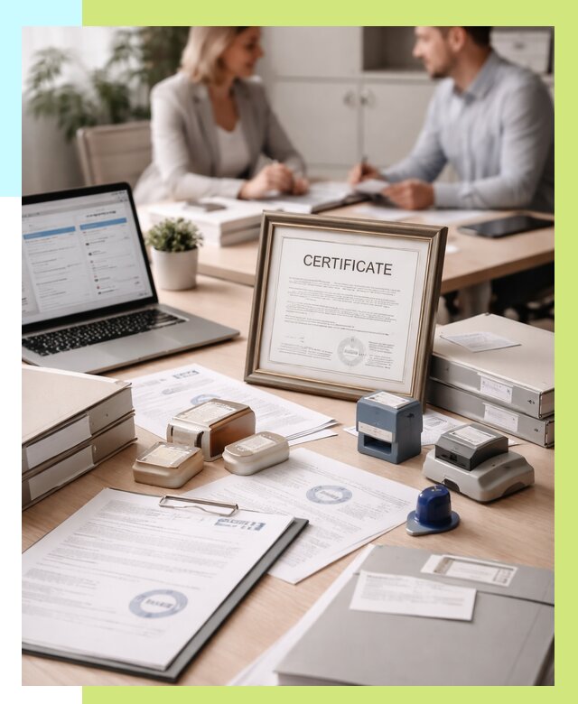 Сертификация компании в Карабулаке от 46481 р. | Алешин-Крб — заказ